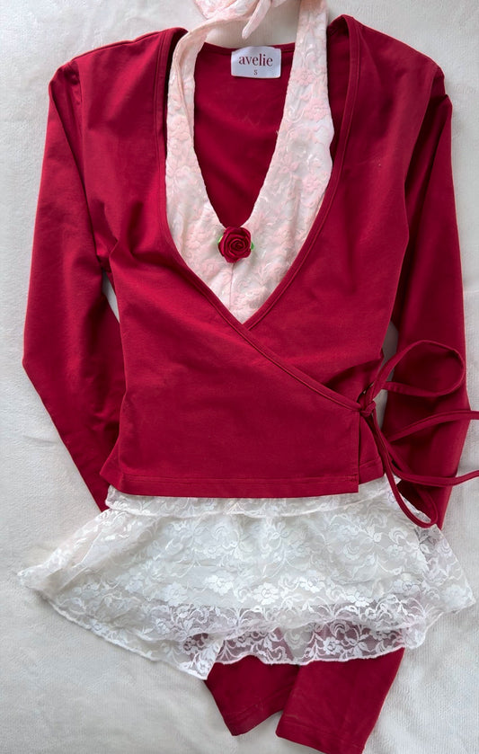 The Rose Wrap Top